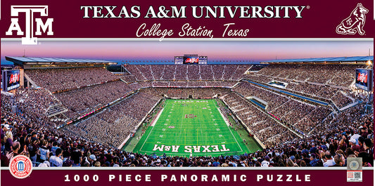 Texas A&M Panoramic Puzzle (1,000 pieces) - TXAG Store 