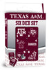 Texas A&M Dice Set