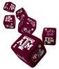 Texas A&M Dice Set