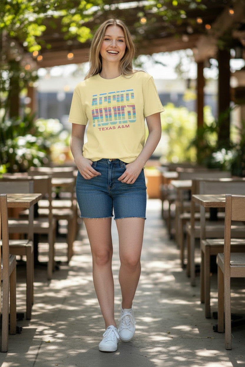 Texas Aggies Summer Squash Comfortwash Tee - TXAG Store 