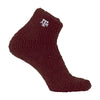 Solid Cozy Maroon Socks