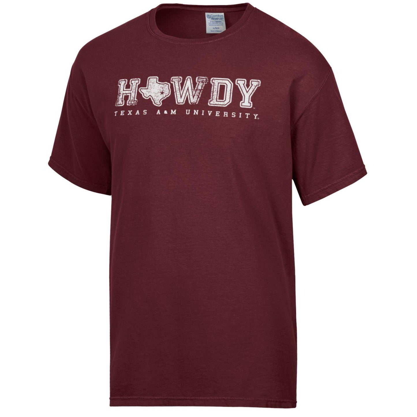 Howdy - Maroon Comfort Wash***