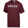 Howdy - Maroon Comfort Wash