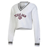 Women's Higher Ed Cropped V-Neck Fleece