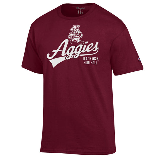 Sarge Football Maroon Aggies Tee***