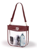 Texas A&M Large Clear Purse w/ Zipper