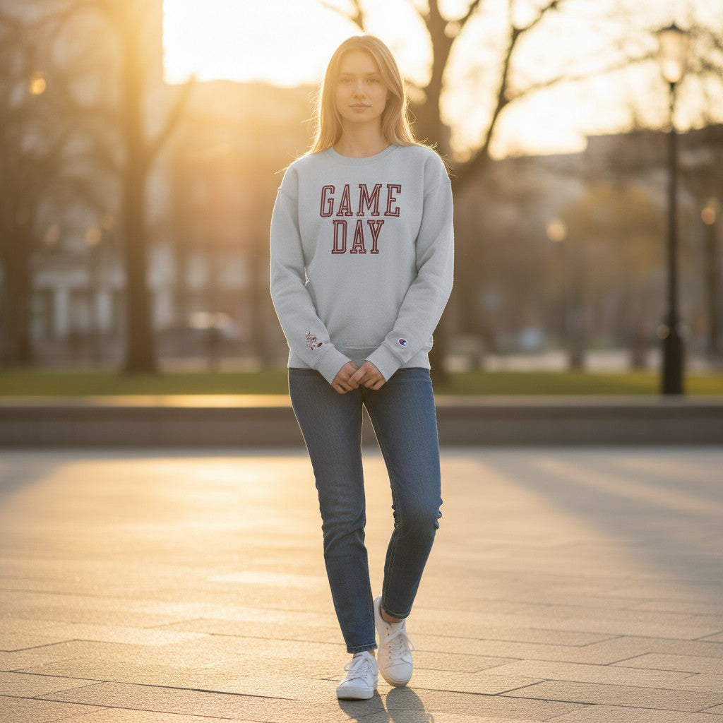 '24 Sarge Ladies Game Day Fleece Crew*** - TXAG Store 