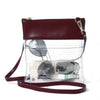 Gameday Crossbody Clear Bag - Maroon