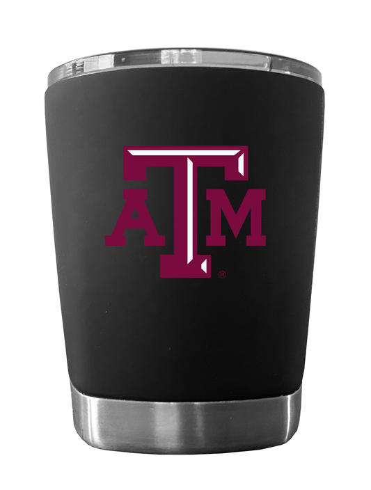 Texas A&M 12 oz Low Ball Tumbler - Black