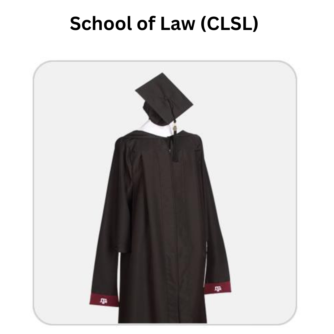 Masters Regalia - School of Law (CLSL) - TXAG Store 