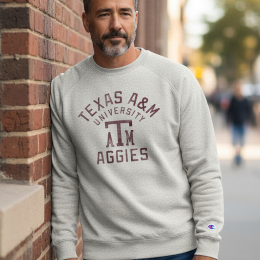 Vault Raglan Pebblestone Crew - TXAG Store 