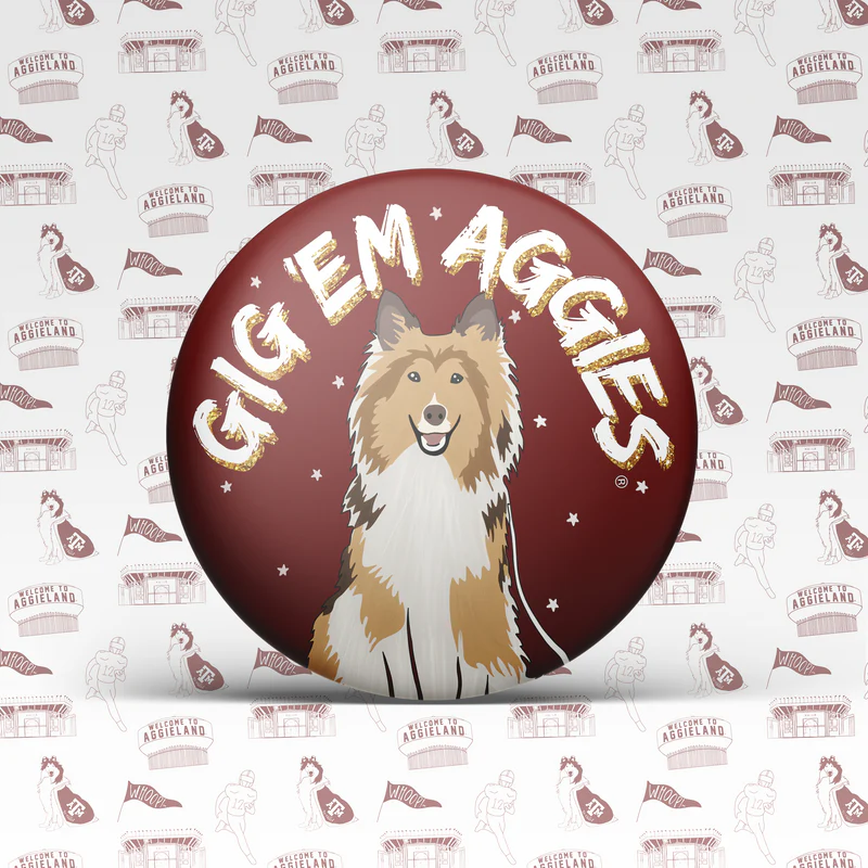 Gameday Button - Miss Rev - TXAG Store 