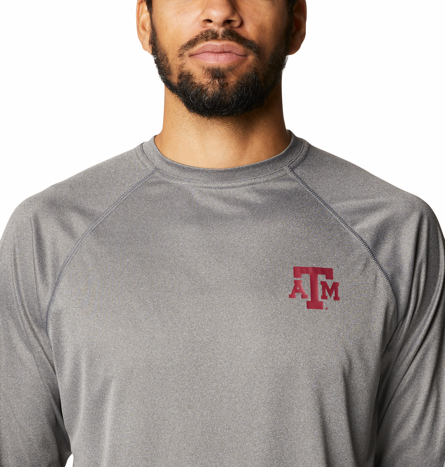 Columbia Charcoal Grey ATM Terminal Tackle Long Sleeved Tee - TXAG Store 