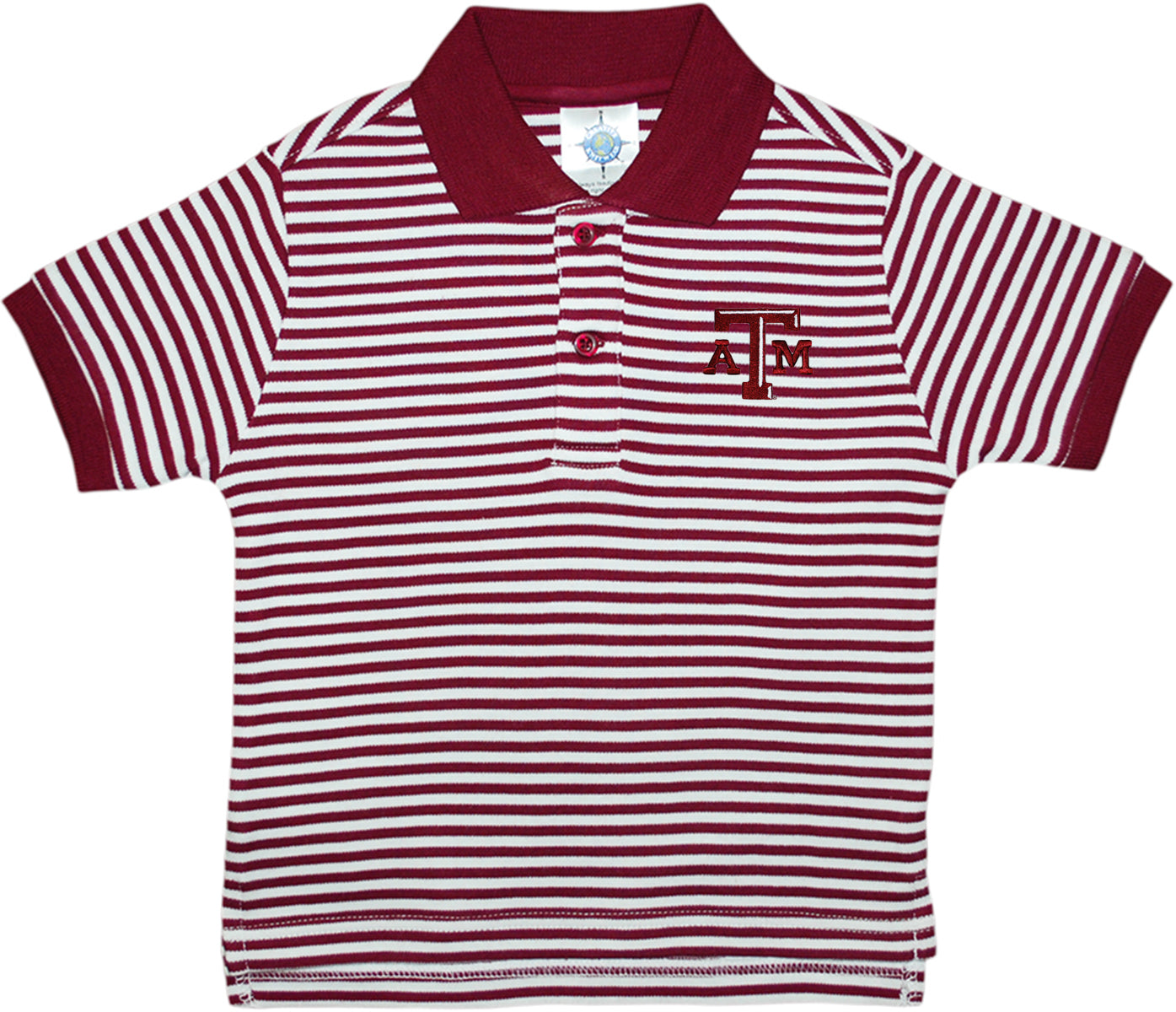 TODDLER Texas A&M Striped Polo - TXAG Store 