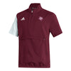 Sideline Stadium Two Toned 1/4 Zip -Maroon ***