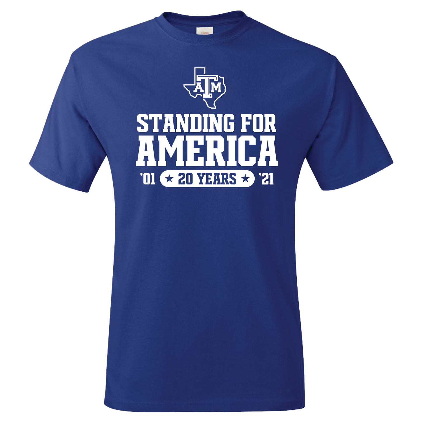 YOUTH Standing for America Shirt - BLUE  ***