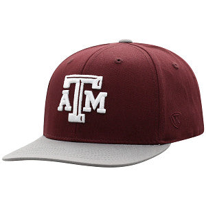 Texas A&M Adjustable Two Tone Maverick Cap - YOUTH - TXAG Store 