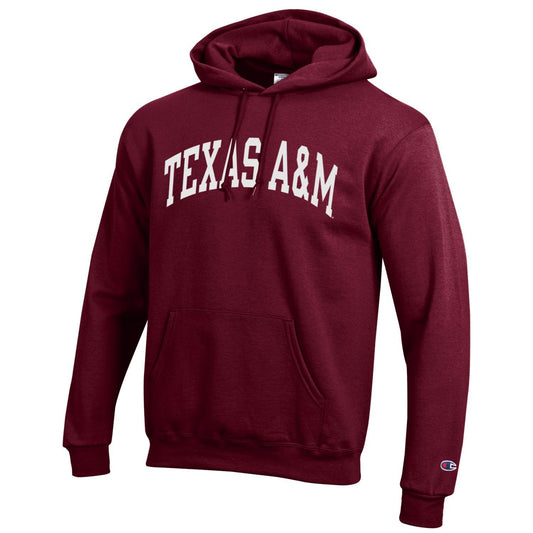 Champion Powerblend Hood - Maroon - TXAG Store 