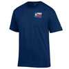 Navy Texas Flag Aggies Tee