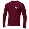 Men's Stadium L/S Maroon Tee by Champion