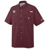 Columbia Maroon Bonehead Fishing Shirt - TXAG Store 