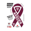 Texas A&M Outdoor Magnet - Ribbon