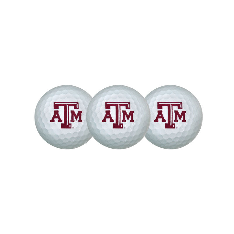 Texas A&M Golf Balls - 3 Pack - TXAG Store 